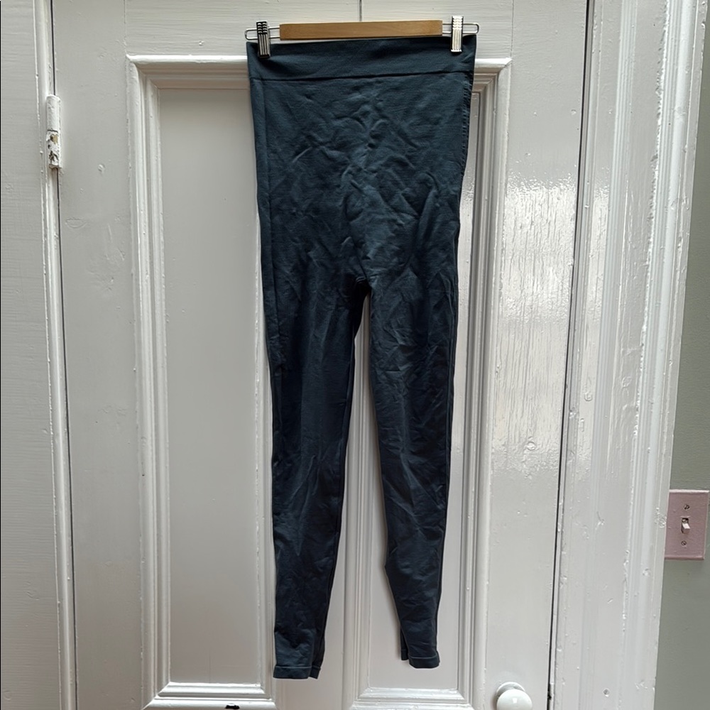 Blanqi Dark teal/gray post partum leggings